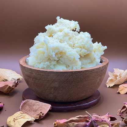 NUSH REFILL 2, natural and organic Shea Butter from Burkina-Faso, in disposable white paper jar, 200 grs