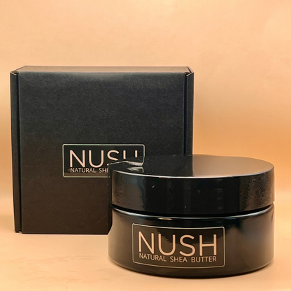 NUSH LUXURIOUS, natural and organic Shea Butter from Burkina-Faso, in biophotonic jar 200 grs